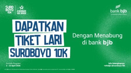 Lari Gratis di Surabaya! bank bjb Bagi-Bagi Tiket Suroboyo 10K Lewat Program Nabung Seru