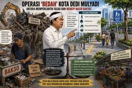 Operasi ‘Bedah’ Kota Dedi Mulyadi: Antara Mempercantik Fasad dan Menepi Nasib Rakyat