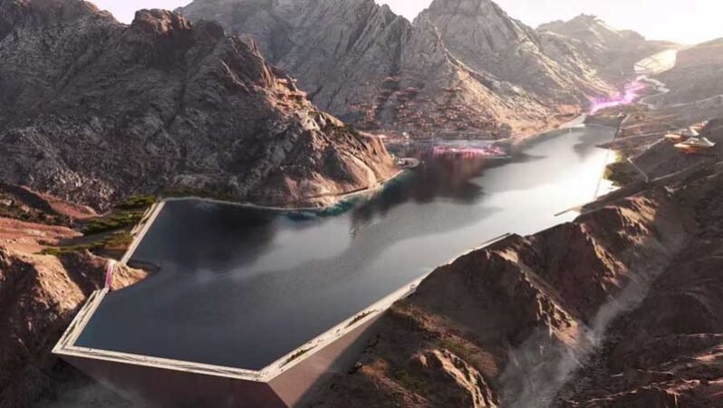 Mirip Film Sci-Fi! Arab Saudi Bangun Danau Air Tawar Raksasa Senilai Rp125 Triliun di Tengah Gurun Pasir