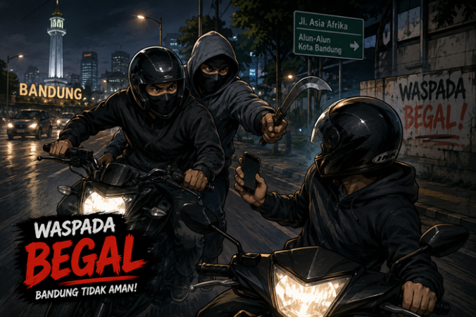 Bandung Tak Lagi Aman? Sisi Gelap Geng Begal Malam Hari dan Tekanan Ekonomi Modern!