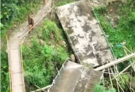 Video KKN UPI Viral, Suarakan Kondisi Jembatan Cibayawak yang Terabaikan