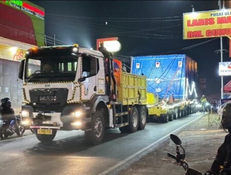 Proyek PLTP Patuha Unit 2 Capai Fase Vital: Mobilisasi Komponen Generator Sukses Digelar