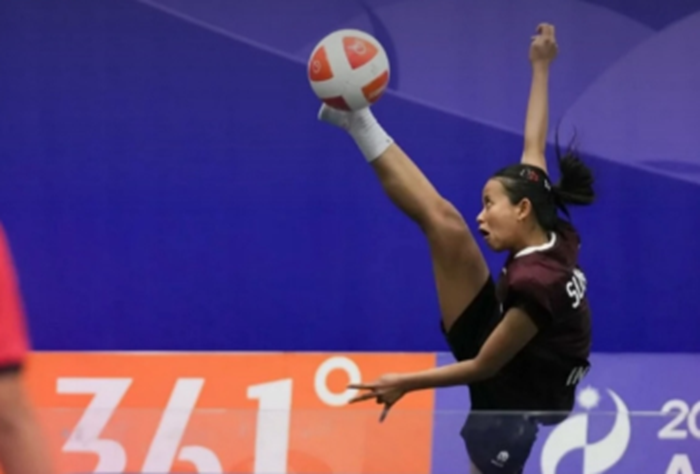 Cuma 2 Tahun Main Teqball, Sumaya Langsung Tembus Final Asian Games 2026