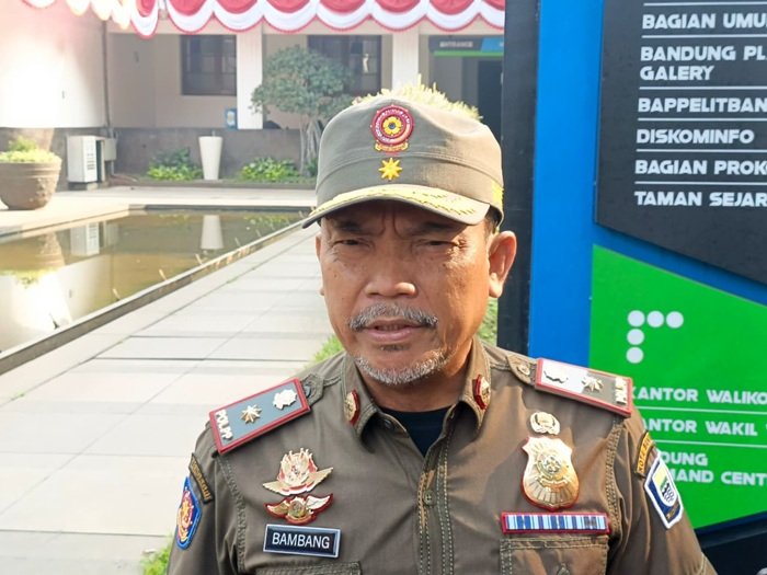 Satpol PP Bandung Perluas Penertiban Bangli dan Lapak PKL di Sejumlah Wilayah