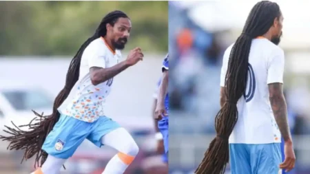 Bikin Geregetan! Sosok Aedan Scipio, Pesepakbola Berambut Nyaris 2 Meter yang Guncang Dunia