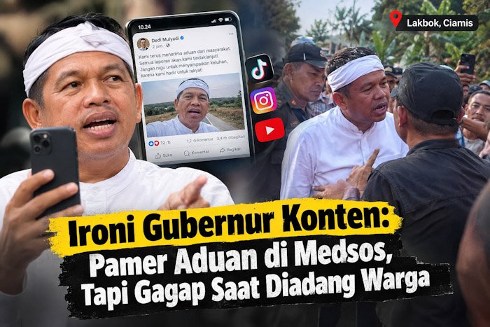 Ironi Gubernur Konten: Pamer Aduan di Medsos, Tapi Gagap Saat Diadang Warga