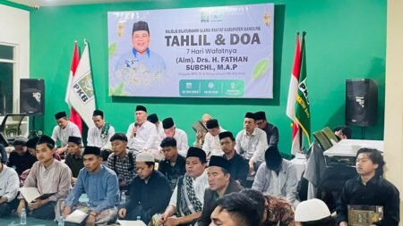 Mengenang 7 Hari Wafatnya Fathan Subchi, PKB dan Masura Kabupaten Bandung Gelar Doa Bersama
