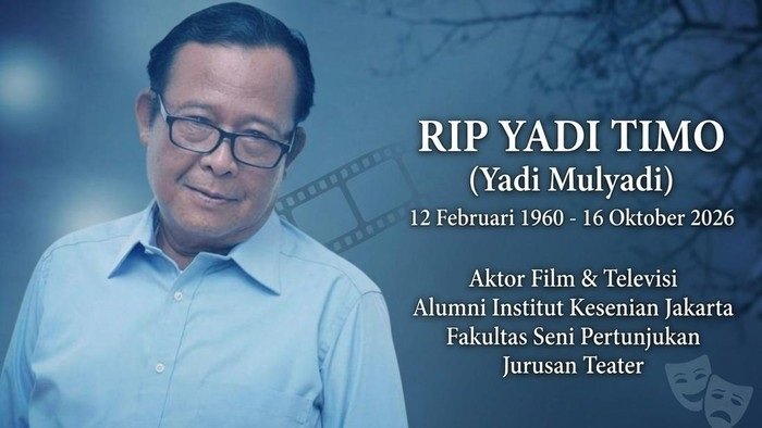 Kabar Duka! Aktor Senior Yadi Timo Meninggal Dunia di Usia 66 Tahun